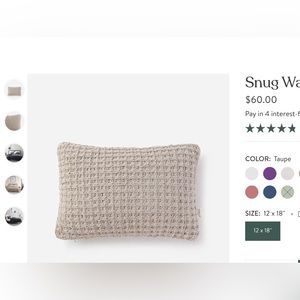 Sunday citizen waffle pillow